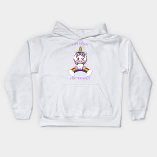 I am so gay, cute unicorn Kids Hoodie